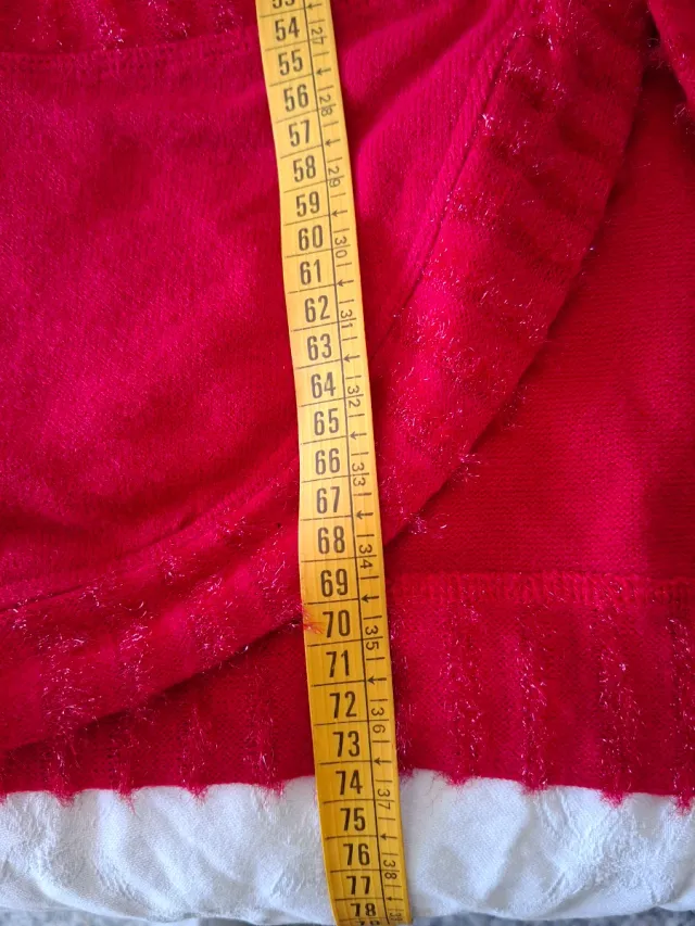 Cardigan caldo nuovo rosso