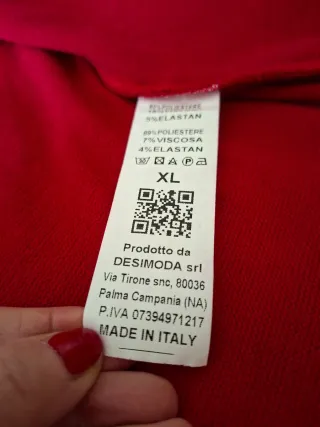 Cardigan caldo nuovo rosso