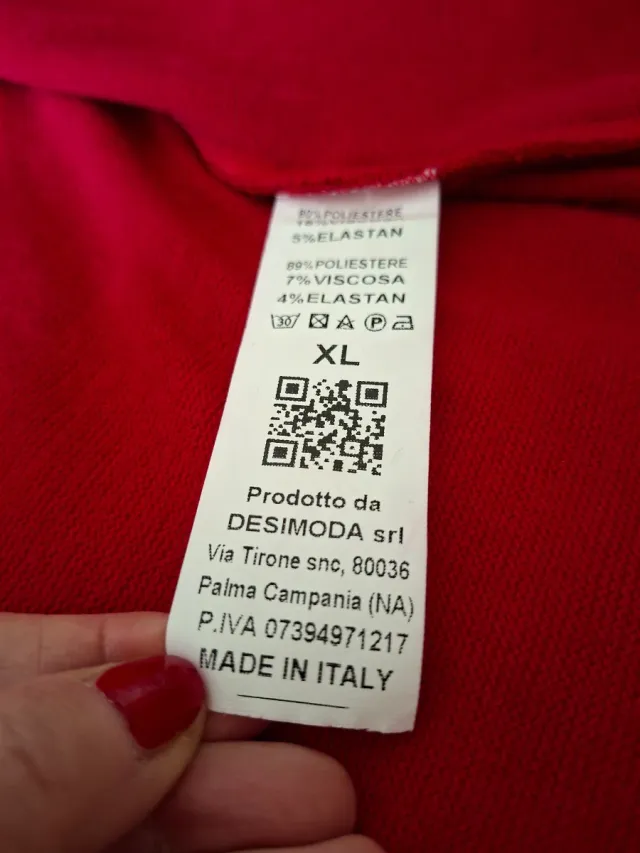 Cardigan caldo nuovo rosso