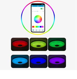 Luz de techo LED inteligente redonda