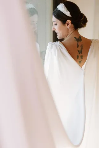 Diadema Novia Plumas