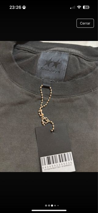 Camiseta TwoJeys Gris Talla S