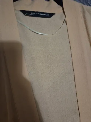 Caftan donna plissettato pesca