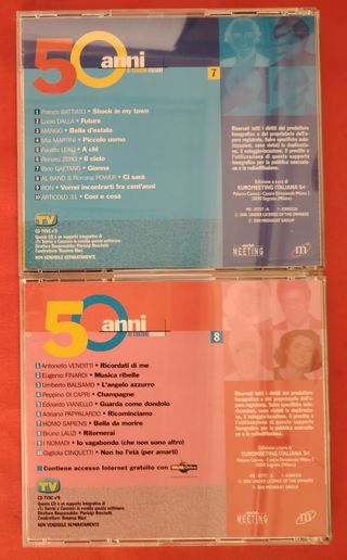 50 Anni di Canzoni Italiane - 10 CD