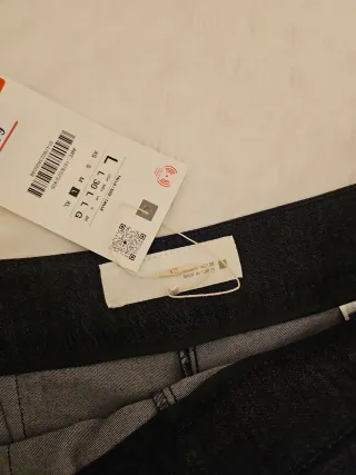 Falda pantalón Zara vaquera azul Talla L
