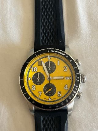 Reloj Fossil Cronógrafo Amarillo
