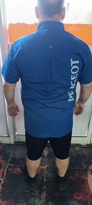 Camisa Oficial Mecánico Peugeot Manga Corta