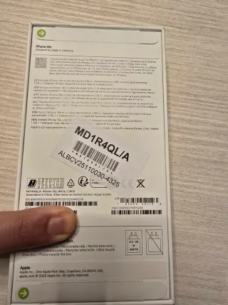 iPhone 16e 128GB Bianco