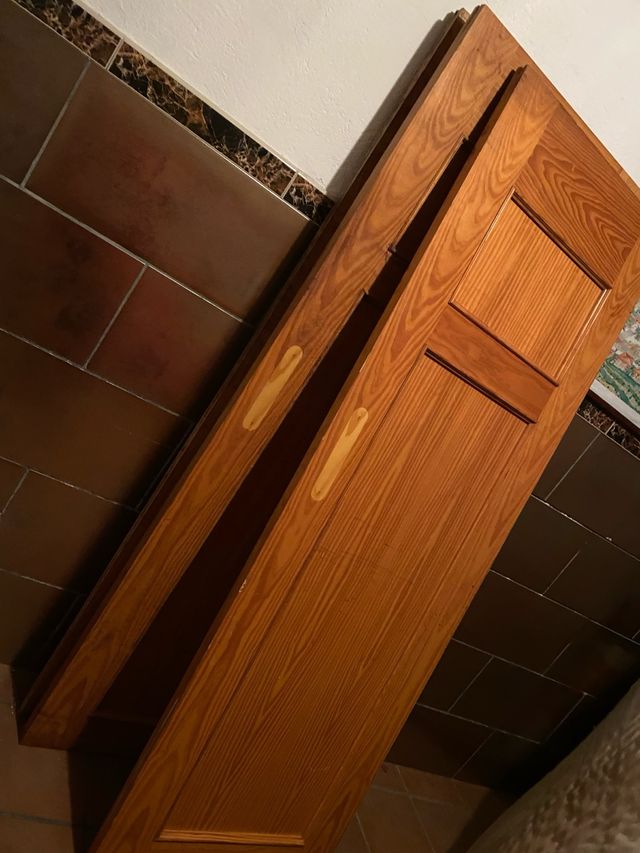 3 Puertas Correderas Madera Maciza