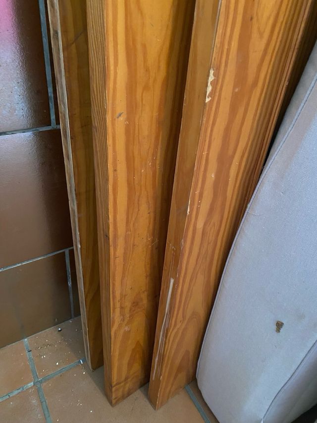 3 Puertas Correderas Madera Maciza