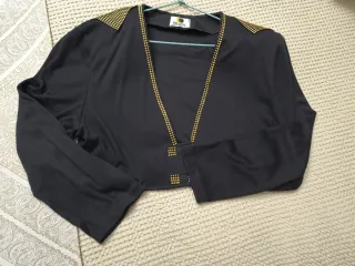 Chaqueta Eclipse Negra Talla Única Adornada