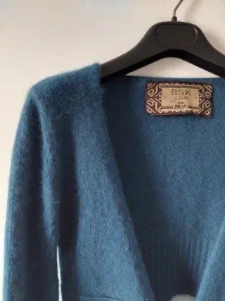 Coprispalle BSK maglia blu fiocco taglia unica