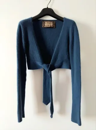 Coprispalle BSK maglia blu fiocco taglia unica