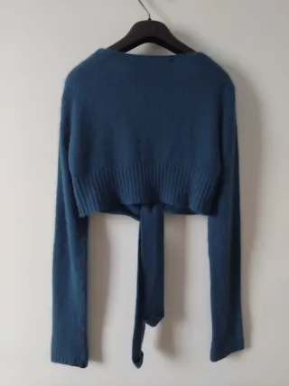 Coprispalle BSK maglia blu fiocco taglia unica