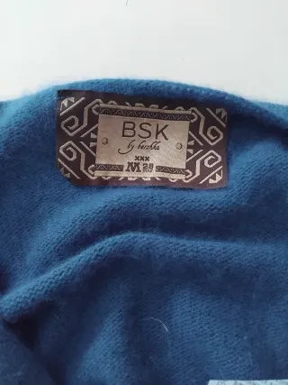 Coprispalle BSK maglia blu fiocco taglia unica