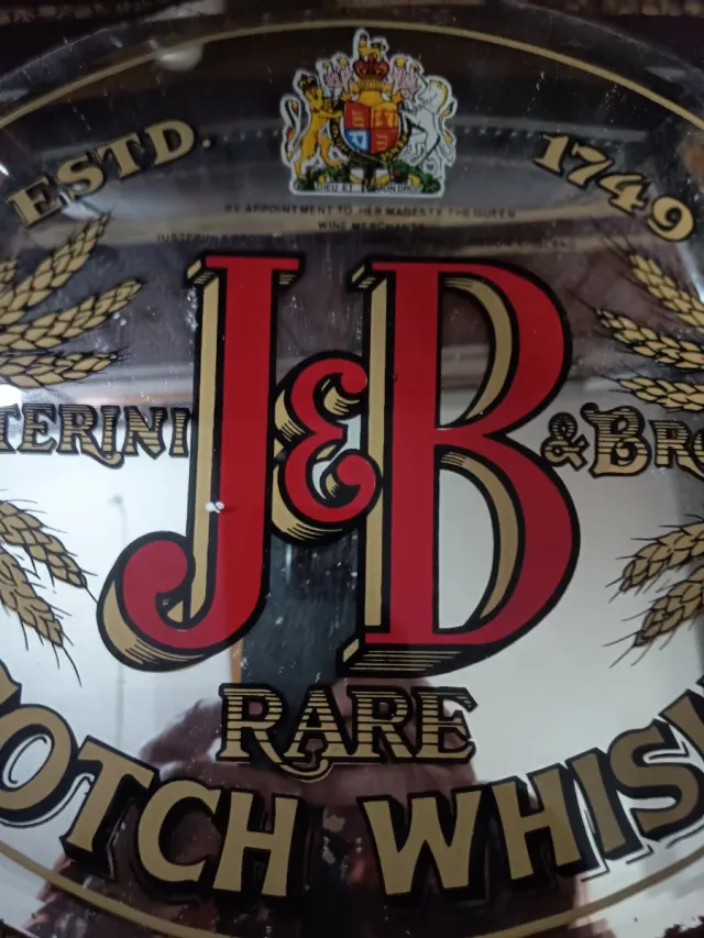 Specchio pubblicitario J&B Scotch Whisky