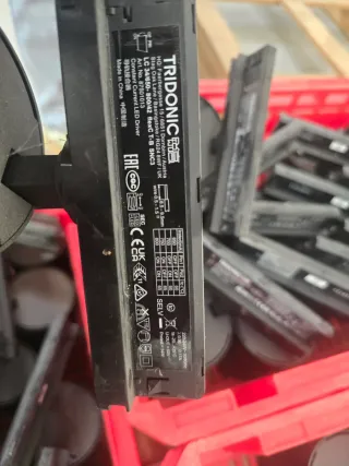 Foco carril LED negro