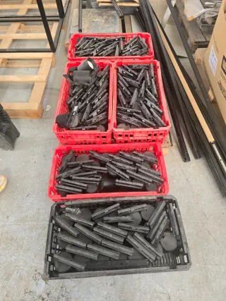 Foco carril LED negro