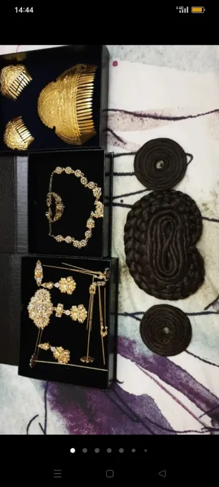 Traje de Fallera Rojo y Dorado