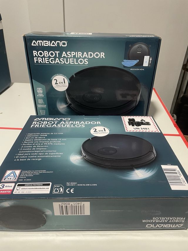 Robô Aspirador Ambiano Friegasuelos