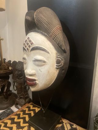 Máscara Africana Arte Punu