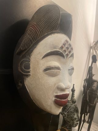 Máscara Africana Arte Punu