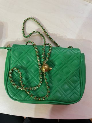 Borsa Enrico Coveri verde trapuntata