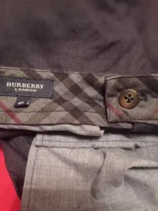 Pantalón Burberry London Hombre azul