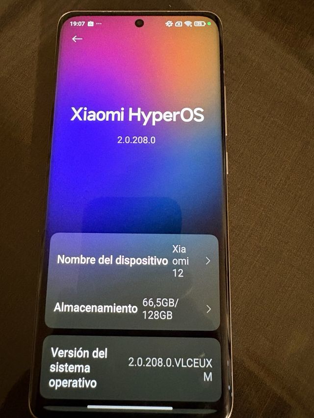 Xiaomi 12 128GB Negro/Morado