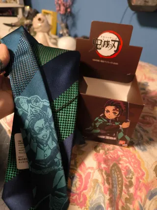 Corbata Kimetsu no Yaiba Tanjiro