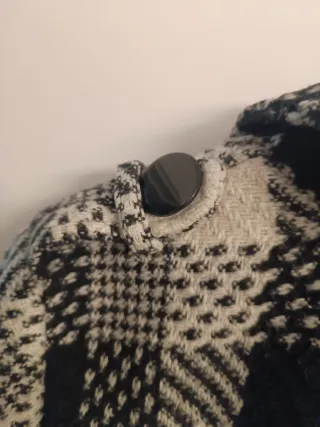 Chaqueta corta pata de gallo blanco y negrl