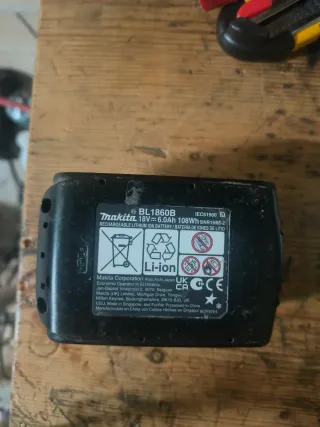 Batería Makita 18V 6Ah