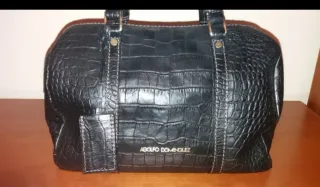 Bolso Adolfo Dominguez Negro Cocodrilo