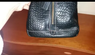 Bolso Adolfo Dominguez Negro Cocodrilo