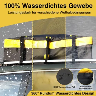 JOBYNA Box Tetto Auto Pieghevole 15 piedi