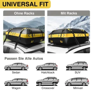 JOBYNA Box Tetto Auto Pieghevole 15 piedi