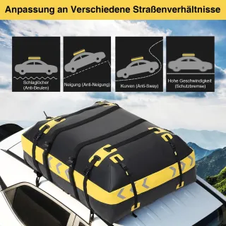 JOBYNA Box Tetto Auto Pieghevole 15 piedi