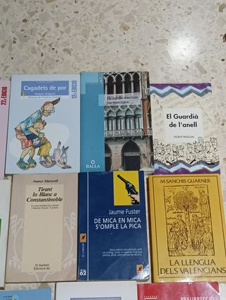 Conjunt de 15 llibres en valencià