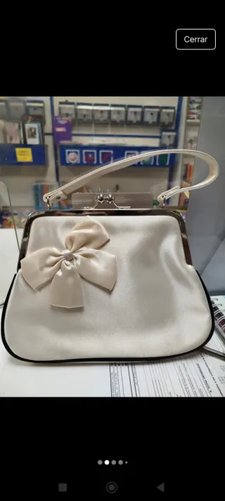 Bolso Avon beige/blanco nuevo