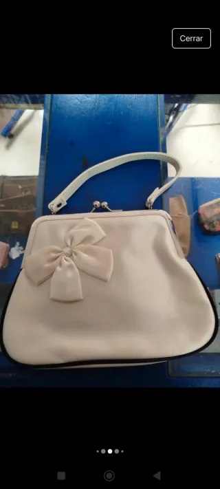 Bolso Avon beige/blanco nuevo
