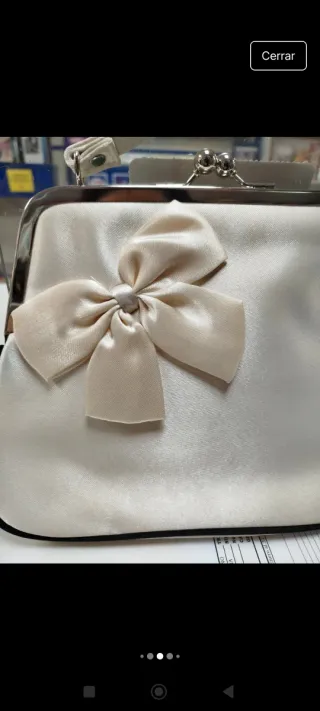 Bolso Avon beige/blanco nuevo