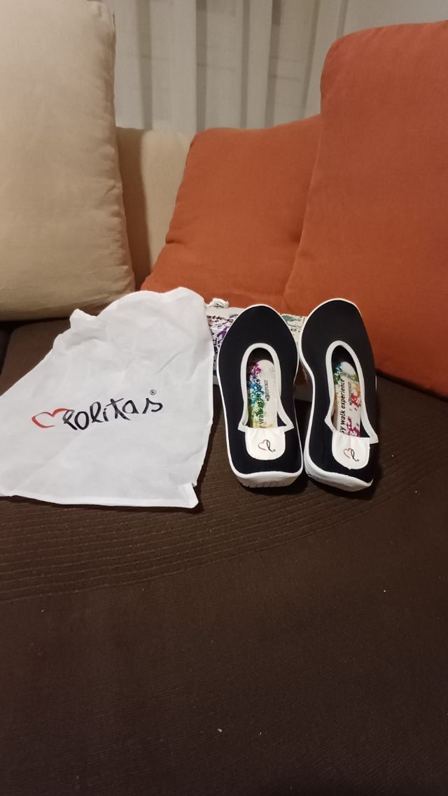 Bailarinas Lolitas negras y multicolor