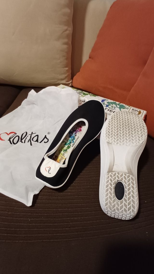 Bailarinas Lolitas negras y multicolor