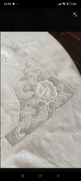 Mantel beige clarito/ 280x192 cm