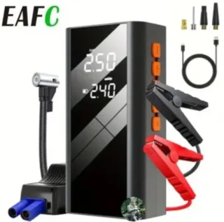 Compresor Arrancador Portatil Multifuncion