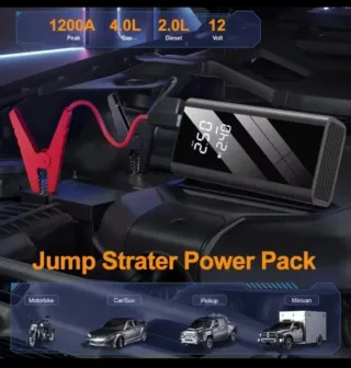 Compresor Arrancador Portatil Multifuncion