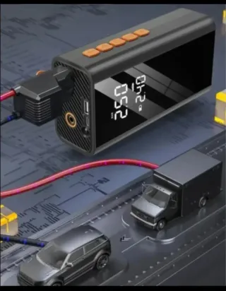 Compresor Arrancador Portatil Multifuncion