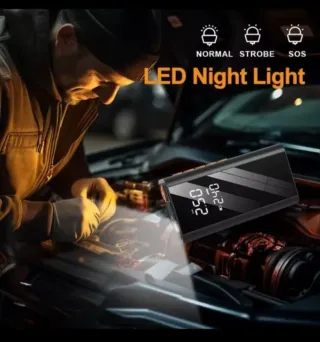 Compresor Arrancador Portatil Multifuncion