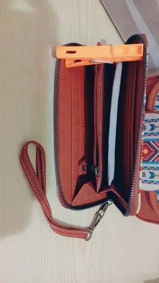 Bolso bandolera mujer étnico naranja