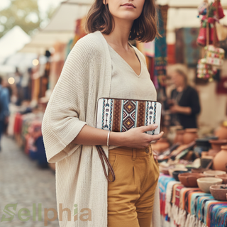 Pack 3 Bolsos Boho Mujer – Bandolera + Cartera